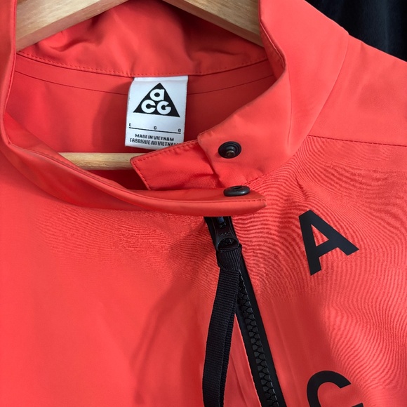 Nike × Nike ACG Nike Nikelab ACG Pullover Shell Jacket Team Orange - Picture 2 of 5